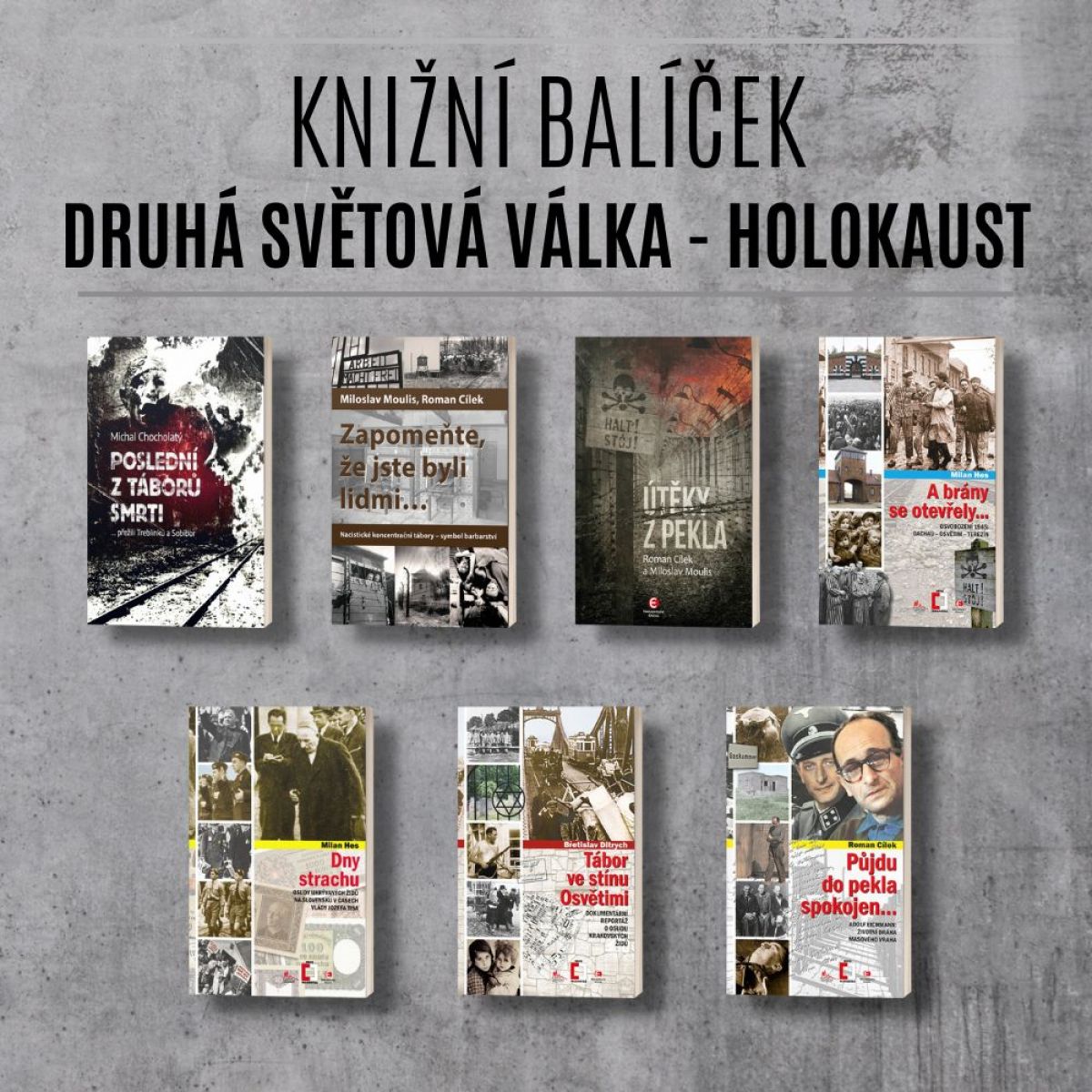 Druhá světová válka – holokaust (knižní balíček)